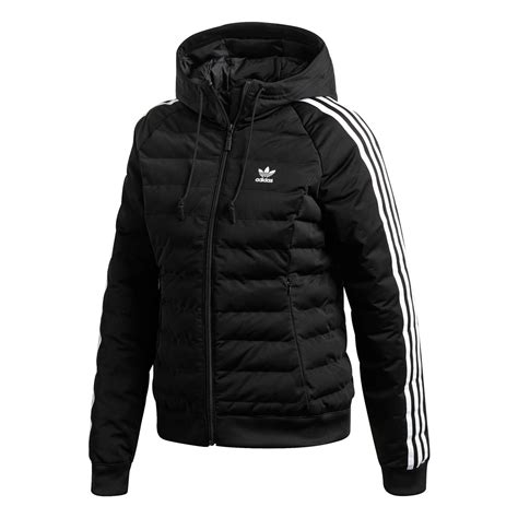 adidas damen slim jacke schwarz